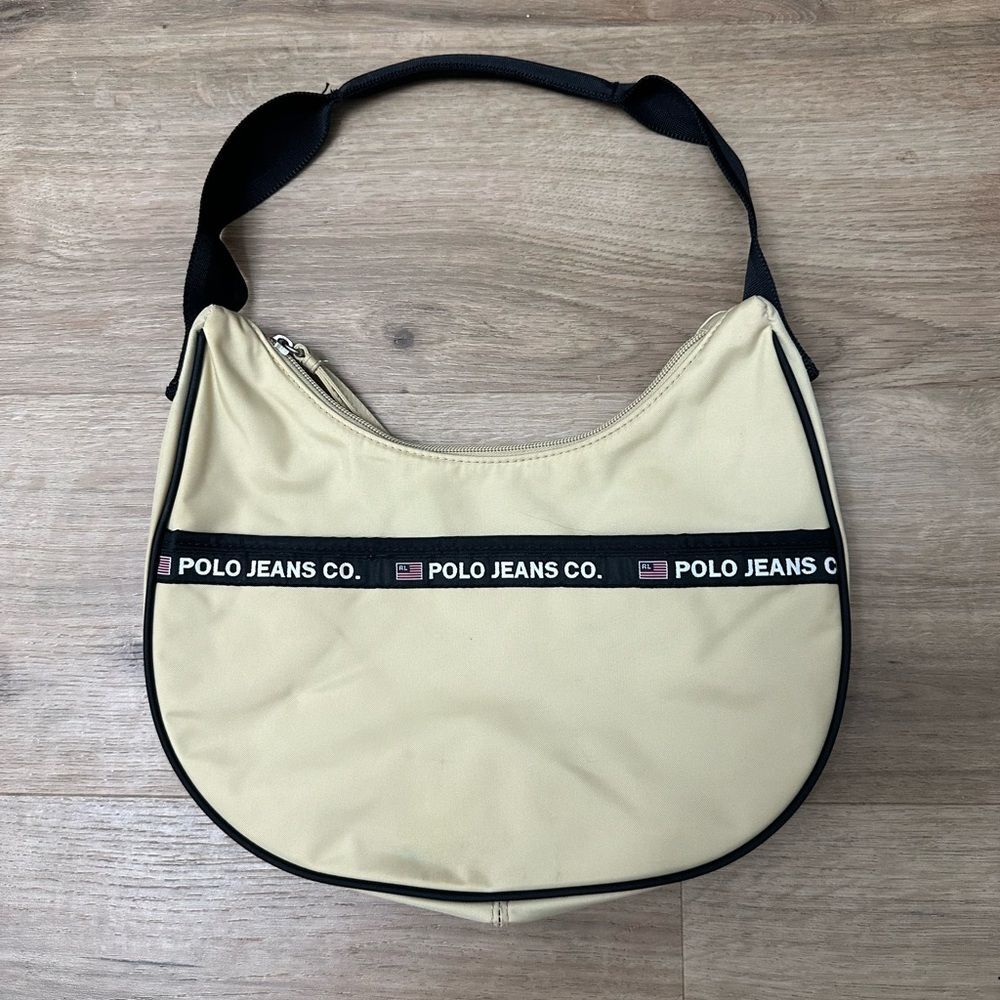 Y2K Ralph Lauren Polo Jeans Co Shoulder Satchel Bag